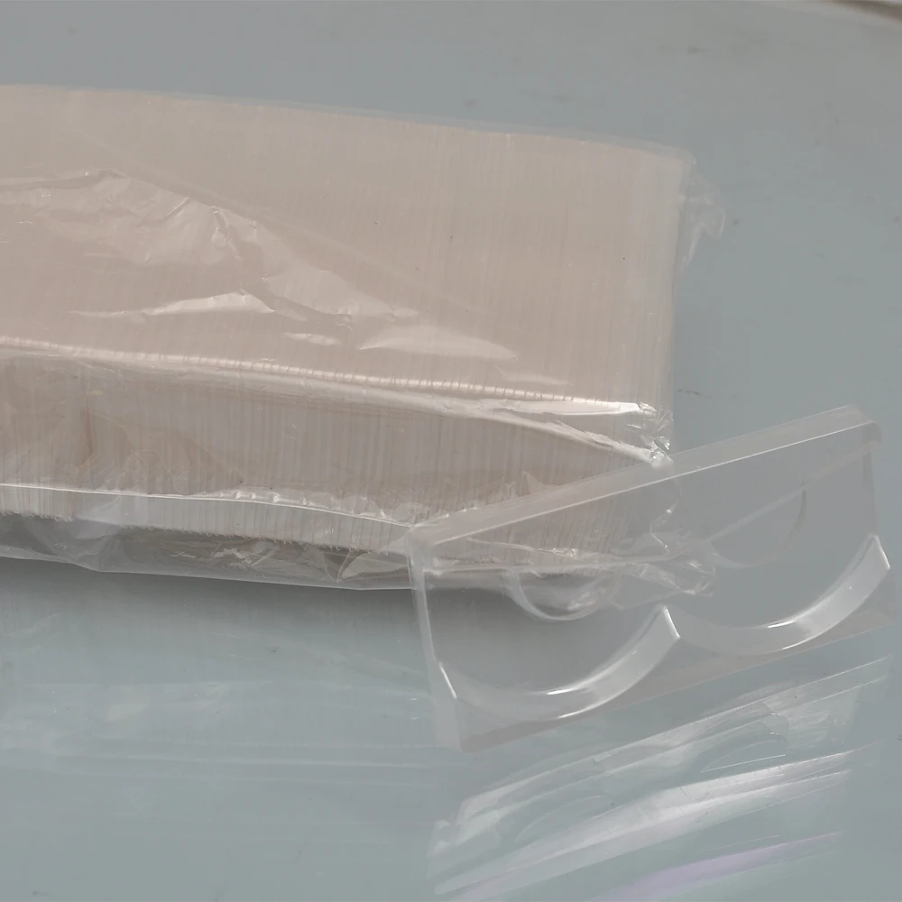 100/упаковка оптовая продажа прозрачные лотки для ресниц пластиковые 25 мм