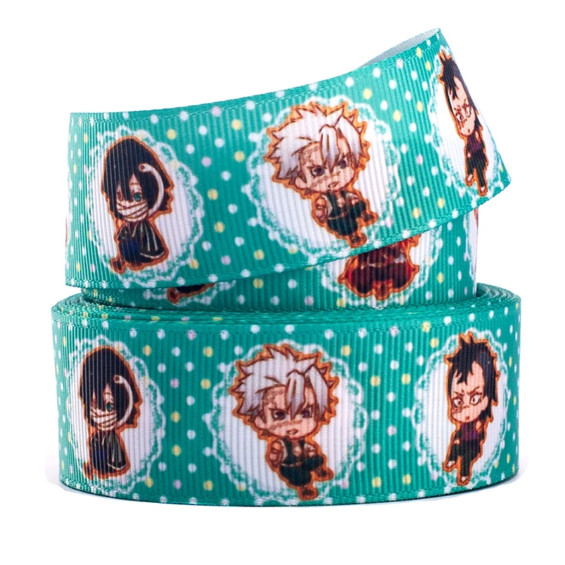 Kamado tanjiro Cute Japanese Anime Kimetsu No Yaiba печатная корсажная мультяшная лента для Crats