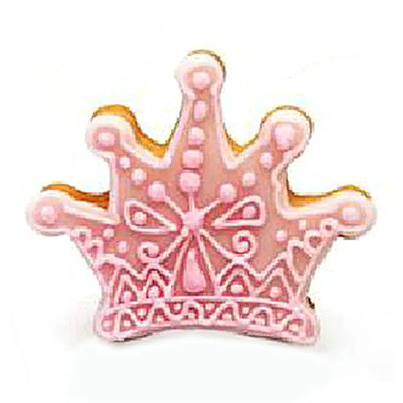 Royal Crown Icing Set Stamp Mold Pancake Biscuit Cookie Cutter Kitchen Tools Stainless Steel Discount Coupon Baking Fondant | Дом и сад