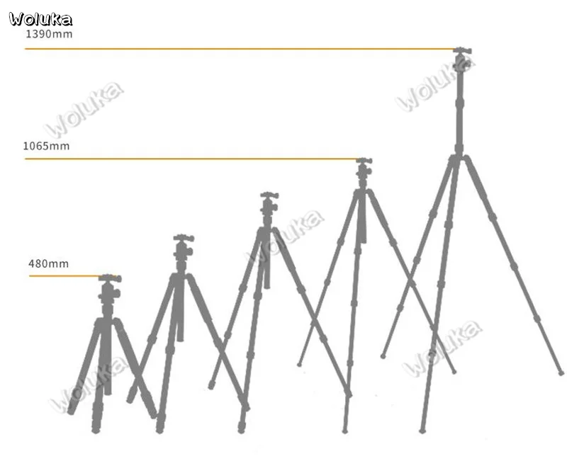 Штатив MC09 из углеродного волокна для SLR-камеры дорожный портативный микро-штатив
