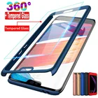 Чехол с полным покрытием 360 градусов для Samsung M21, SM-M215F, M30S, SM-M307F, M115F, чехол из закаленного стекла для Galaxy A125FM, M01, A01