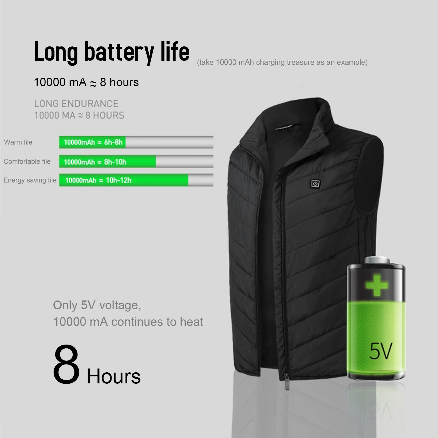 Мотоциклетный жилет с электроподогревом и USB теплый для мужчин женщин теплое