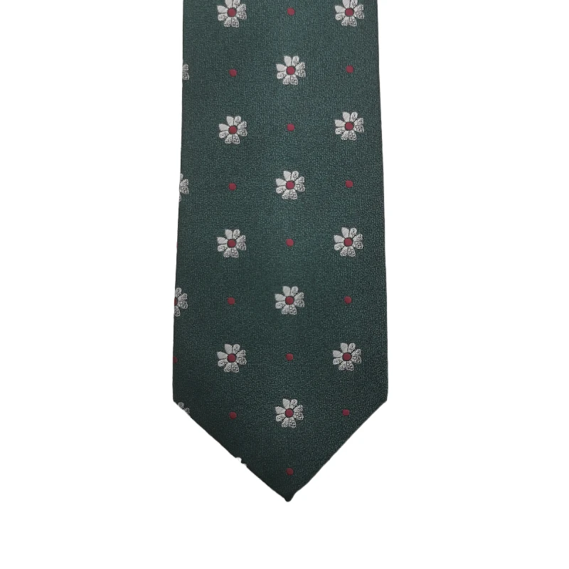 Ручной связки Женский Летний JK Винтажный Цвет-закрашенный Кофе Темно-зеленый Золотой Маленький Цветок DK Колледж Стиль 7см Мужская мода Ins.