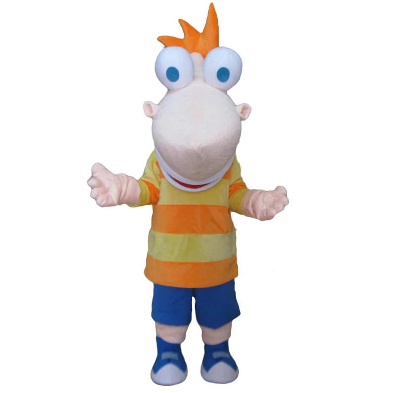 

Long Face With A Big Nose Boy Mascot Costume Suit Cosplay Party Game Cartoon Fancy Dress Outfits Carnival Halloween Easter Adult