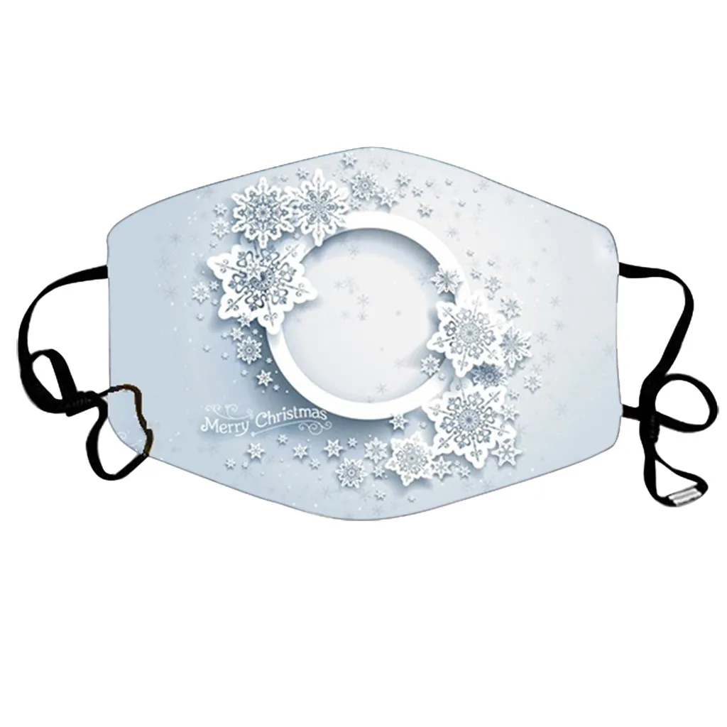 

Masker Mask Reusable Face Cover Christmas Printed Adjustable Mouth-muffle Dustproof Washable Breathable Mascarar Mascarilla #35