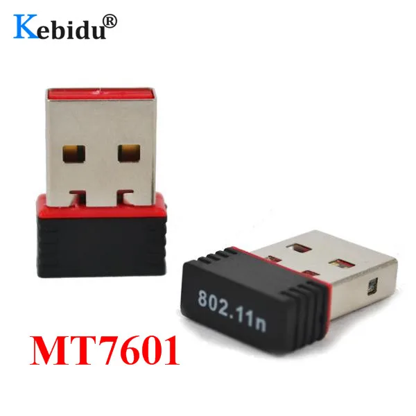 MT7601 мини 150 Мбит/с USB Wi-Fi, Беспроводной адаптер 150 м сетевой карты 802,11 ngb чипа REALTEK