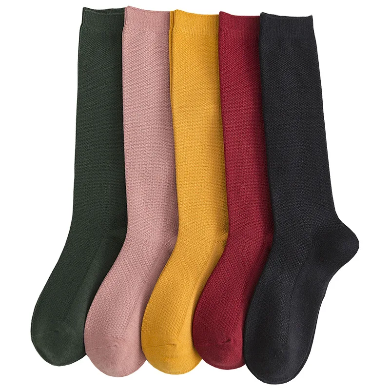 Новинка кашемировые женские длинные носки Jeseca до колен теплые ножки нижнее белье