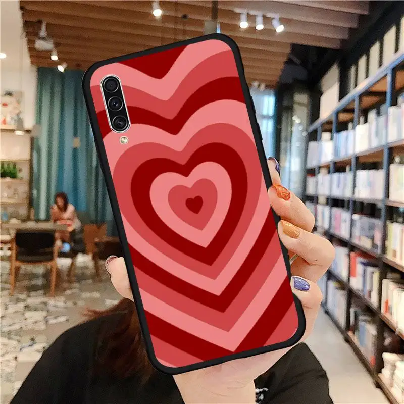 

Latte Love Coffee Heart pattern Phone Case For Samsung galaxy A S note 10 7 8 9 20 30 31 40 50 51 70 71 21 s ultra plus