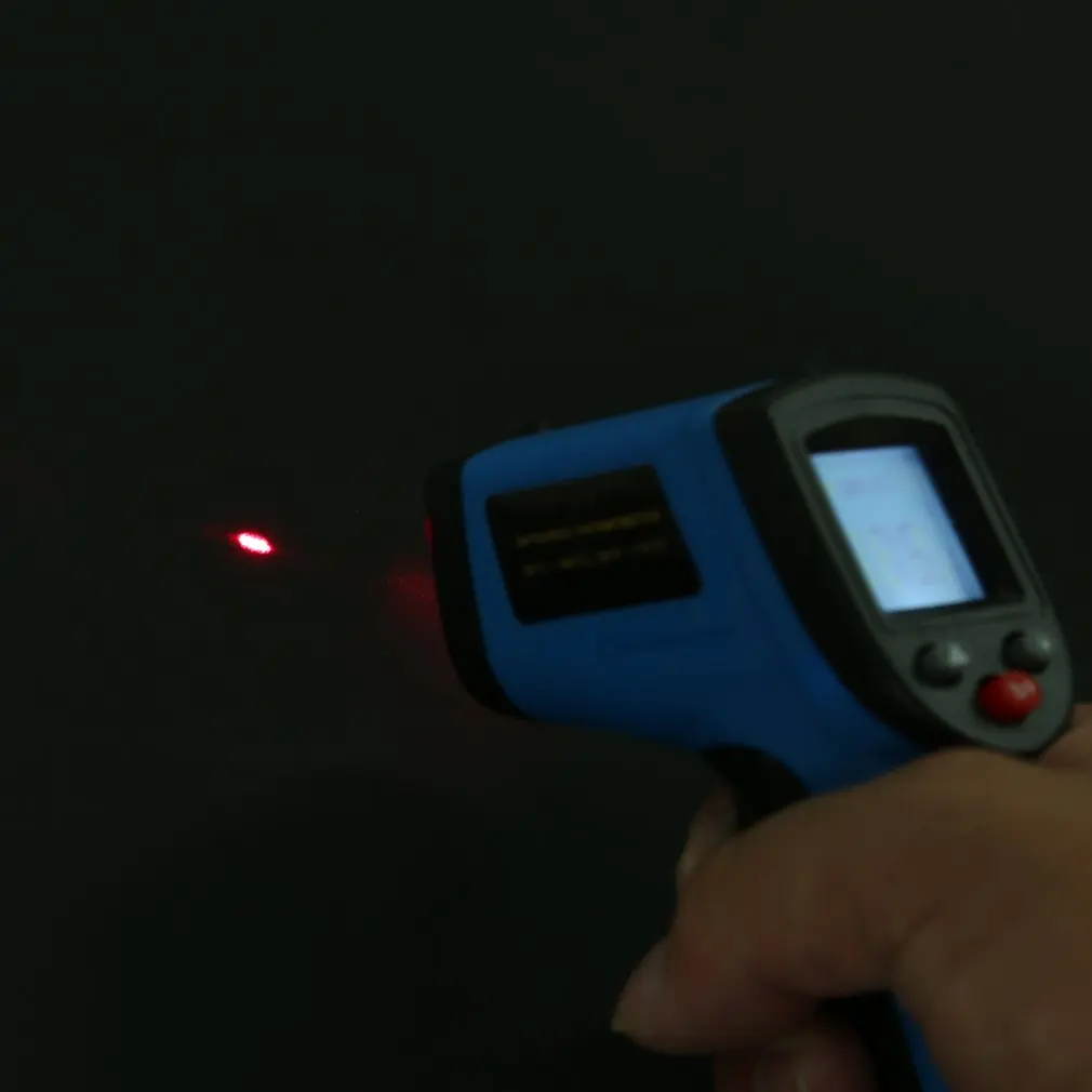 

Digital Infrared Thermometer -50~380C Laser Temperature Meter Gun Digital LCD Industrial Outdoor Laser Pyrometer IR Thermometer