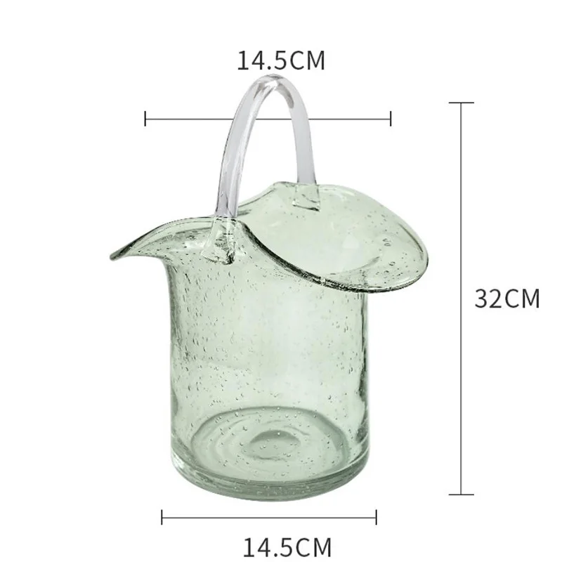 

glass, handbags, transparent, shopping baskets, portable flo Bags, vases, decorations, living room, flower arrangements, Home de