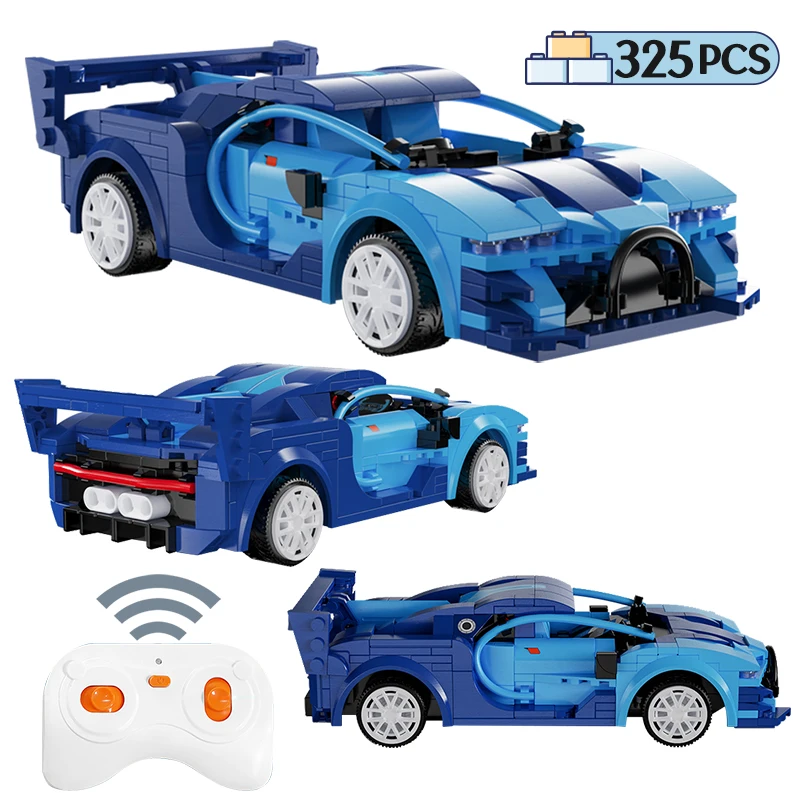 

Модель гоночного автомобиля с дистанционным управлением APP, строительные блоки City RC, суперспортивный автомобиль, кубики MOC, игрушки для детей