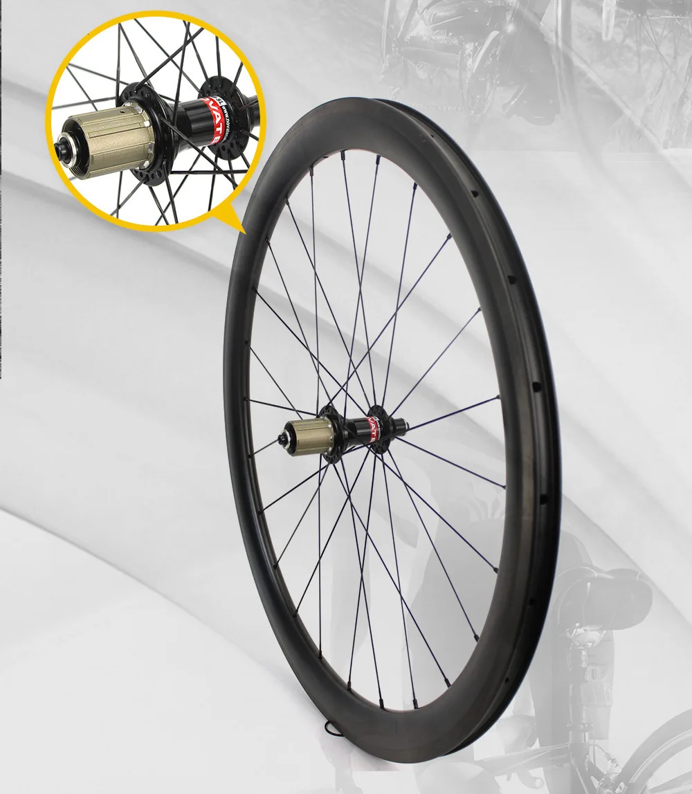 UCI качество 700c углеродное колесо для шоссейного велосипеда Низкопрофильная велосипедная колесная трубчатая бескамерная с NOVATEC прямая тяга ступица столба 1423