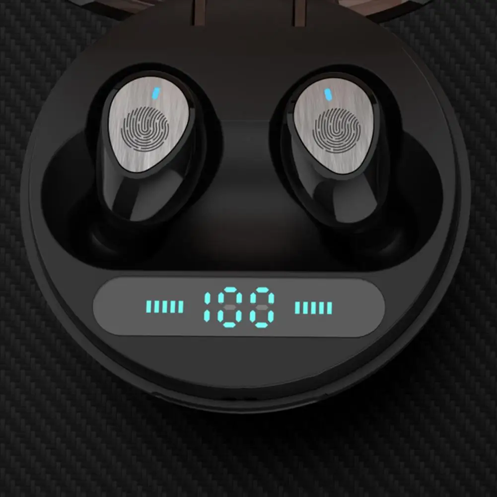 

WL-DD1 Bluetooth Earbuds Bluetooth 5.0 Noise Cancelling Digital Charging Case Mini Stereo Sound Sport Earbuds for iPhone and And