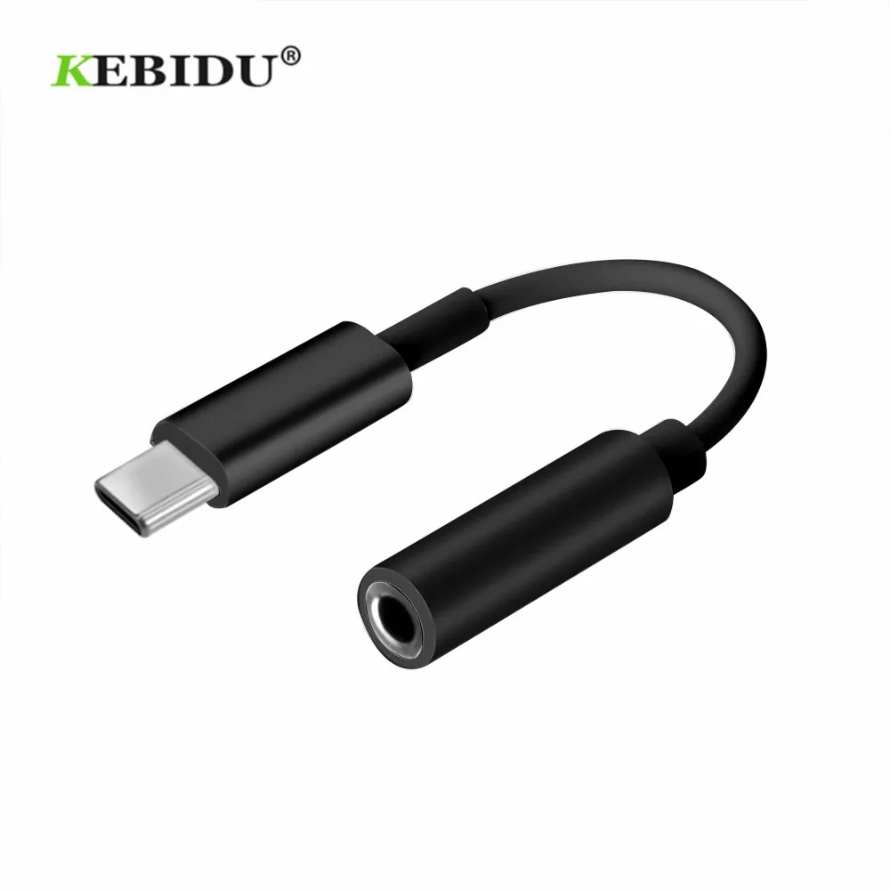 KEBIDU usb type C 3 5 разъем для наушников USB до мм AUX Наушники Адаптер huawei mate 20 P30 pro Xiaomi