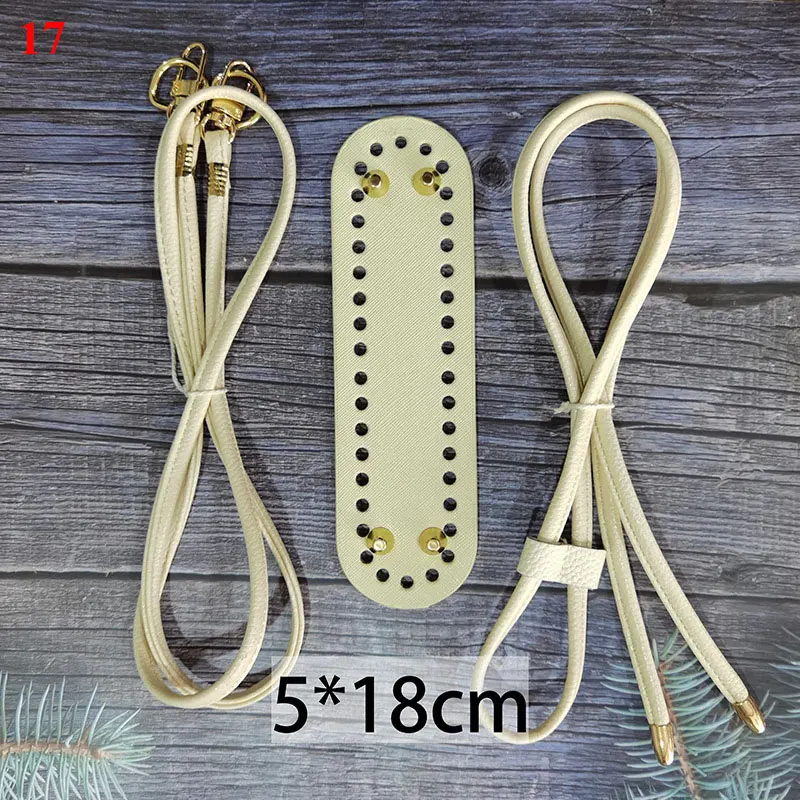 

DIY Drawstring Bottom Shoulder Strap Braided Material Stylish Dumpling Bag Parts Kit Handmade Bag 3-piece Set Bag Accessories