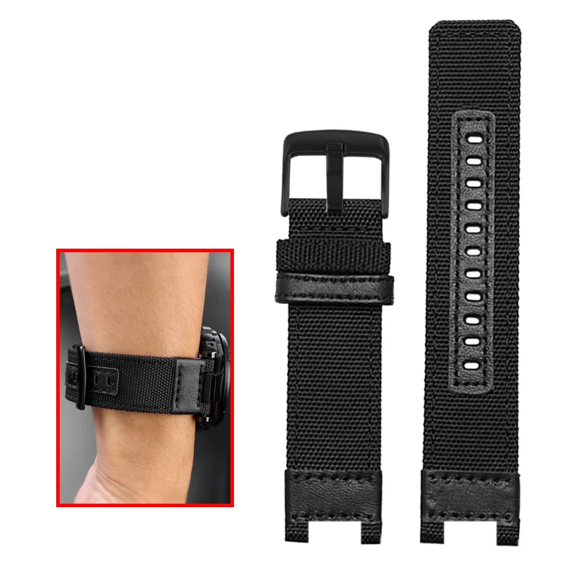 Нейлоновый Холщовый кожаный ремешок для наручных часов G-shock Casio