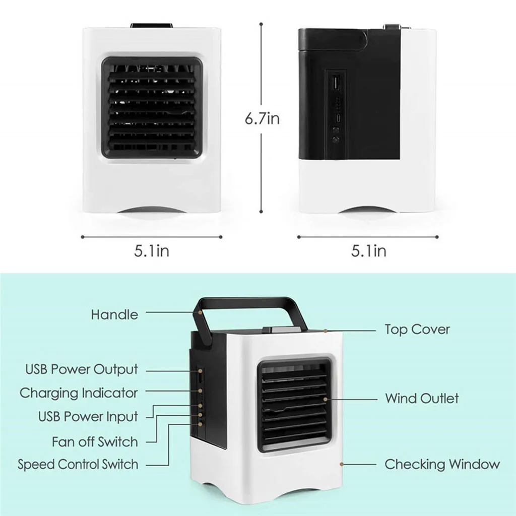 

Little Hand FansCharging 4 in 1 mini air cooler portable small air conditioner Air-conditioning mini ventilador usb recargable