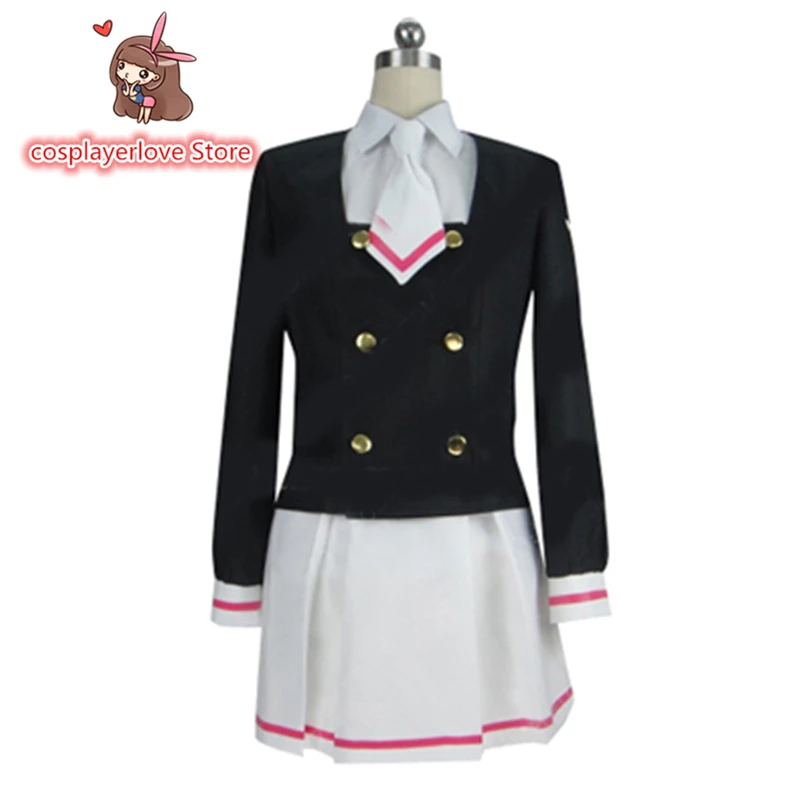 Cardcaptor Сакура клиркард Сакура КИНОМОТО Косплей Костюм сделанный на заказ для Хэллоуина Рождественский Костюм