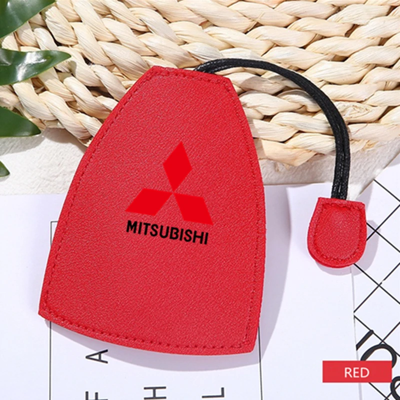 

For Mitsubishi Outlander Sport Car Key Case Leather Key Holder Housekeeper Covers Bag Keychain Cover Keys Organizer Card Bag