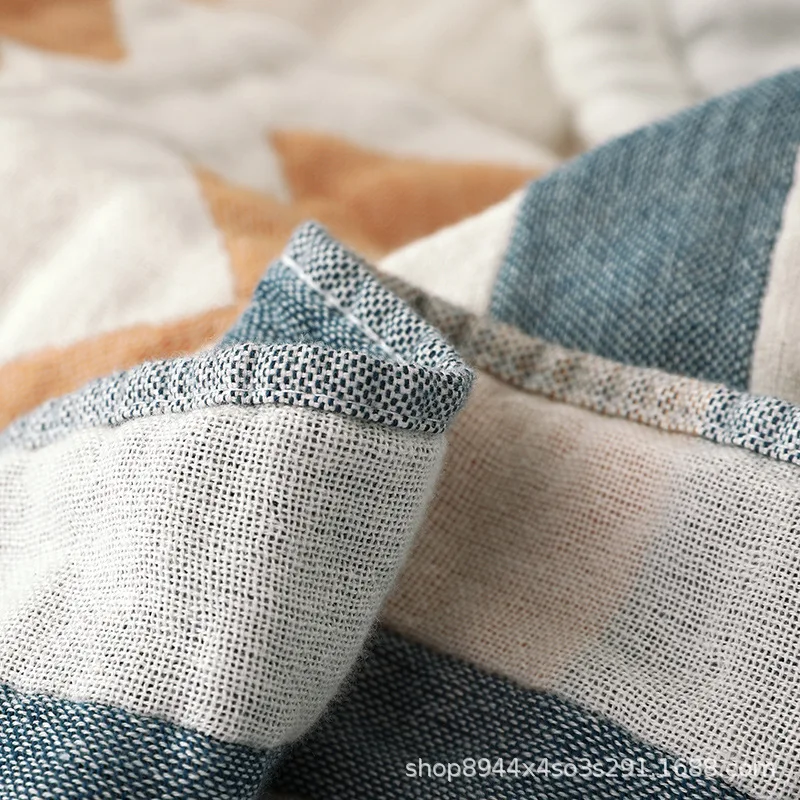 للبيع لحاف من القطن الياباني ، منشفة سميكة ، مفرد ، مزدوج ، مكيف ، صيف ، مسامي ، بارد ، LB61617