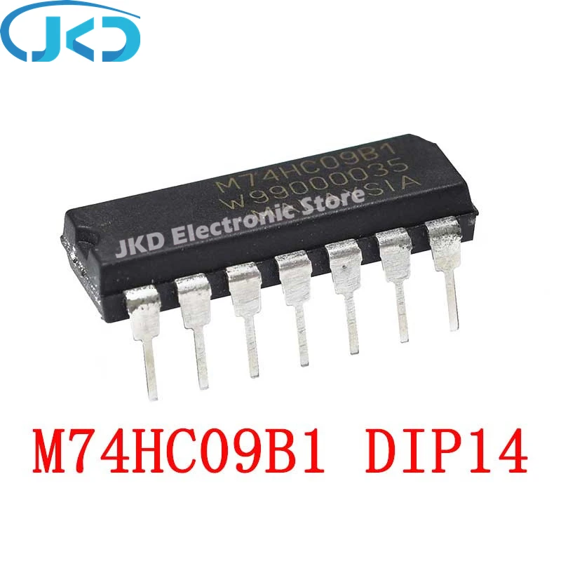 

10 шт., микросхема SN74HC09N 74HC09N 74HC09 M74HC09B1 DIP-14