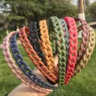 Ободок для волос Женский, однотонный, тюрбан