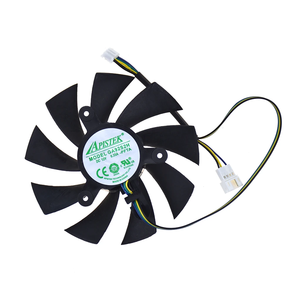 

GA92S2U For ZOTAC P102 P104 GTX1060 1070 TI 1080 Ti MINI AMP Video Card fan 4pin