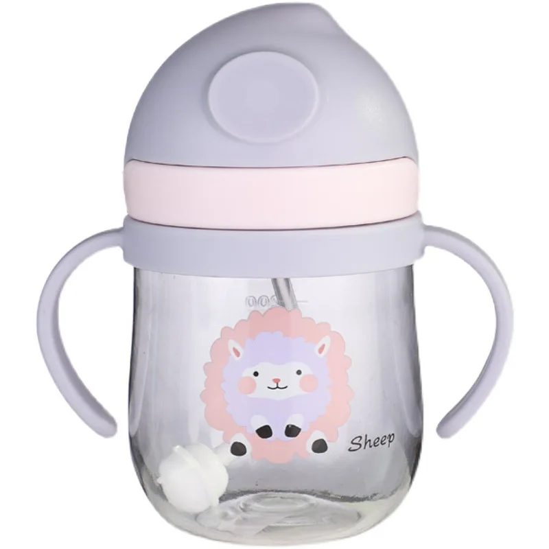 Чашка для кормления ребенка 250 мл Детская Бутылочка питья тренировочная чашка с