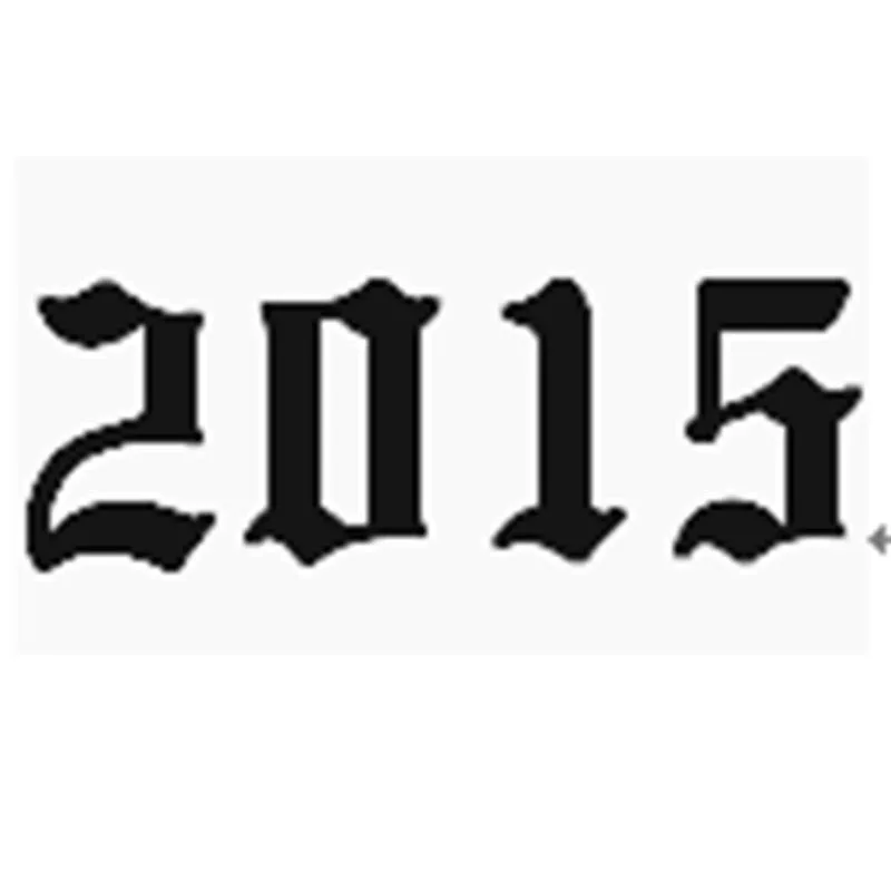 2015 Нержавеющая сталь год номер на заказ кольцо для женщин золотые, серебряные кольца женские розы кольцо Anillos Mujer номер обручальное кольцо ювелирные изделия - Цвет основного камня: 2015