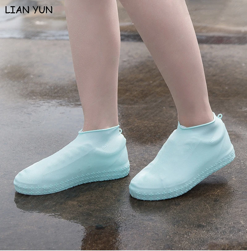 Уплотненные силиконовые непромокаемые сапоги водонепроницаемый чехол для обуви