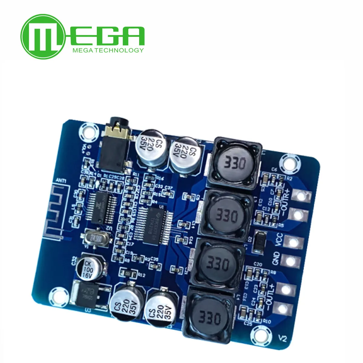 Плата цифрового усилителя мощности Mini TPA3118 Bluetooth 2x30 Вт стерео усилитель аудио 8-26 В