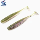 W  K Марка Мягкая приманка 7.5 см 12 шт.пакет морской Рыбалка аксессуары Булавки хвост воблеры рок рыбы трески путешествовал # J1602-075