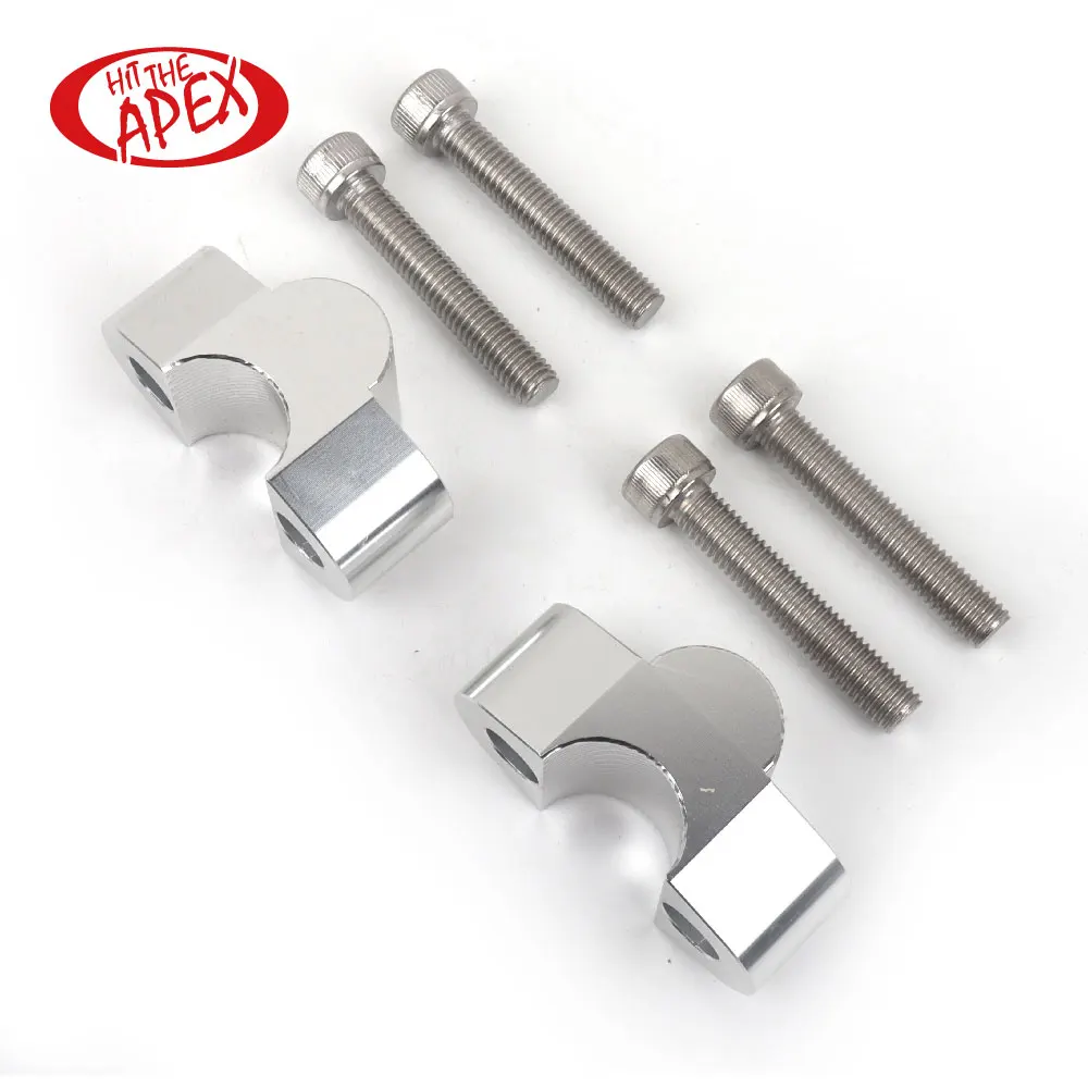 Универсальный Переходник на руль мотоцикла с ЧПУ 7/8 дюйма 22 мм Высота 20 мм|Руль