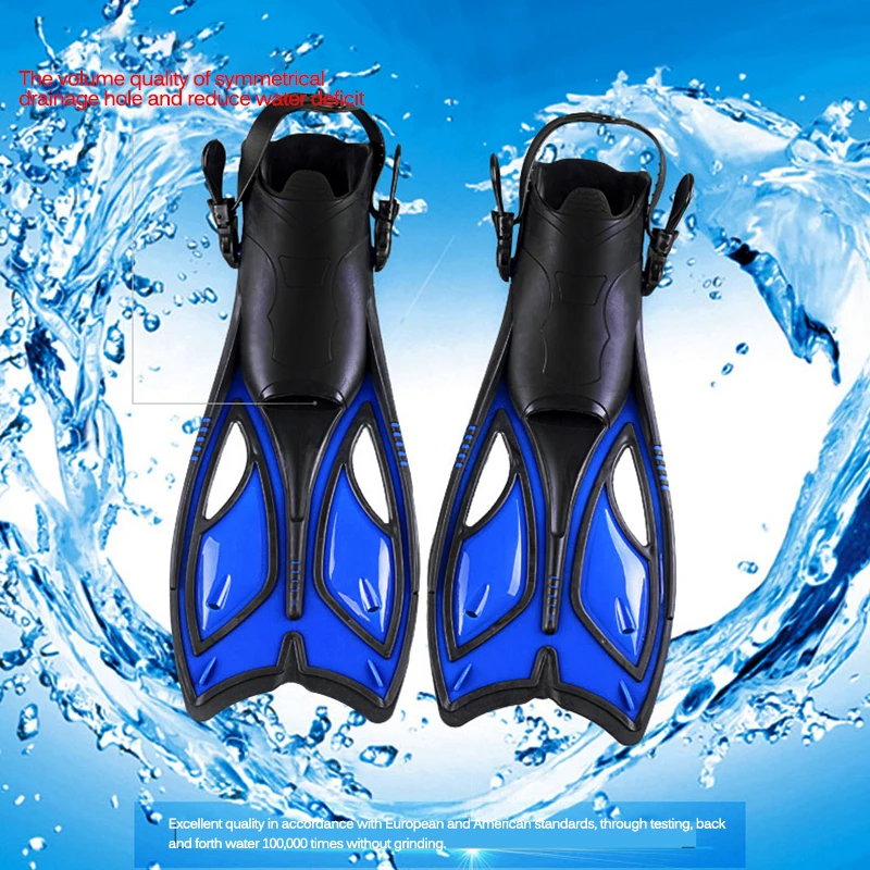 

Diving Fins Adult Snorkeling Foot Flipper Kids Beginner Swimming Fins Equipment Portable short Frog shoes women Men Water sports