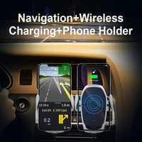 esorun hug 15w qi car wireless charger mount induction fast charging car phone holder for iphone 12 for samsung xiaomi