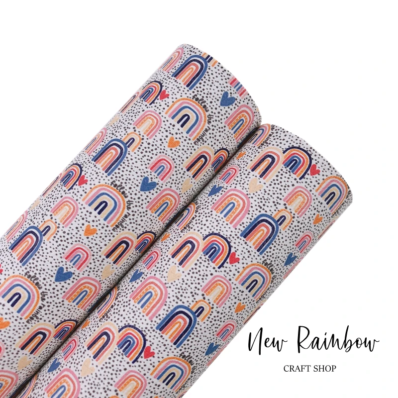 Следуйте радужному детскому дизайну сделай сам синтетическая искусственная