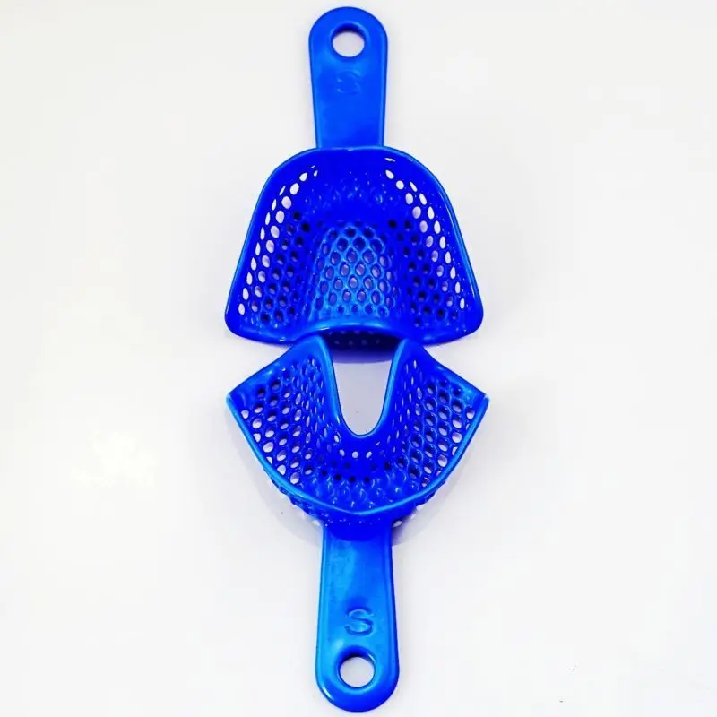 10 шт./1 набор пластиковые стальные стоматологические оттискные лотки|dental