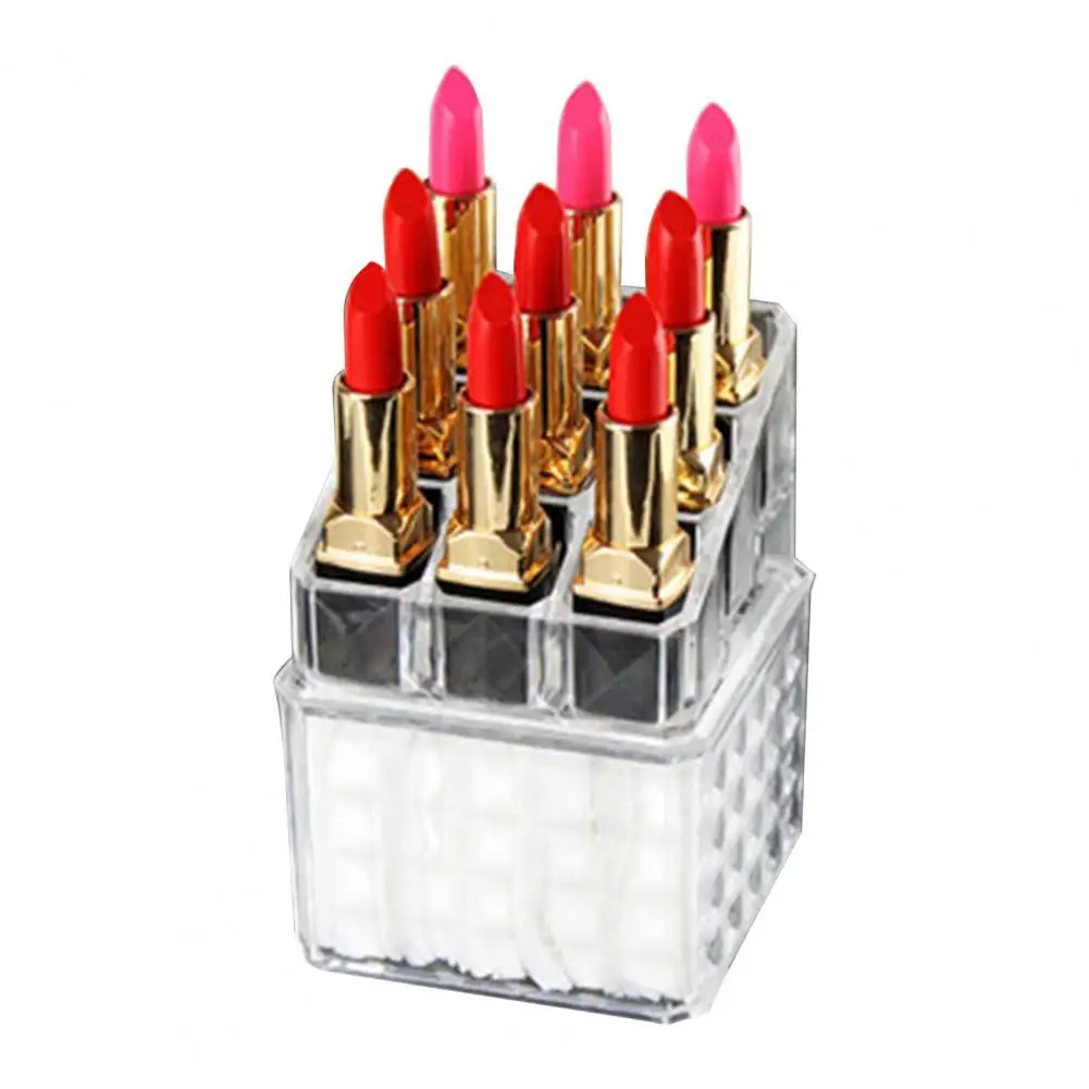 

Cotton Swab Holder Transparent Anti-deform Plastic Cotton Balls Organizer Box Supplies for Home