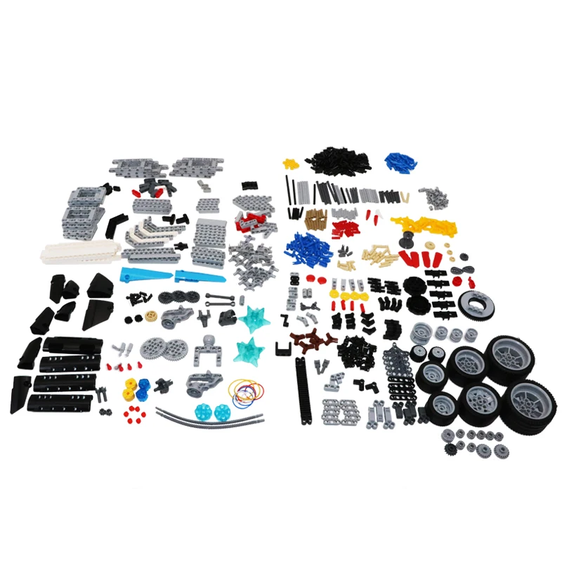 514-853 Pcs/Pack MOC Building Blocks Bricks Parts Kit fit for Robot EV3 45544 Core Set Mindstorms EV3 9898 Parts 45560 Diy Toys