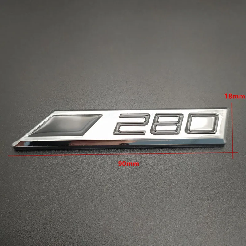 3D автомобильный Стайлинг хромированная металлическая наклейка шило хвост