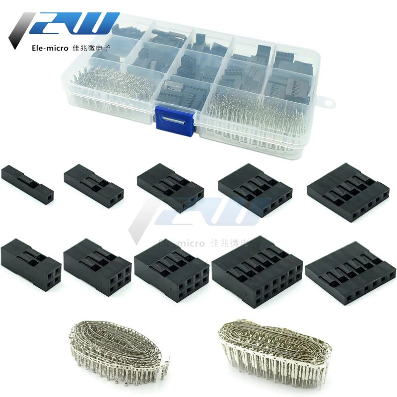 620 шт./310 шт. 2 54 мм DuPont jumper connector shell с набором клемм | Строительство и ремонт