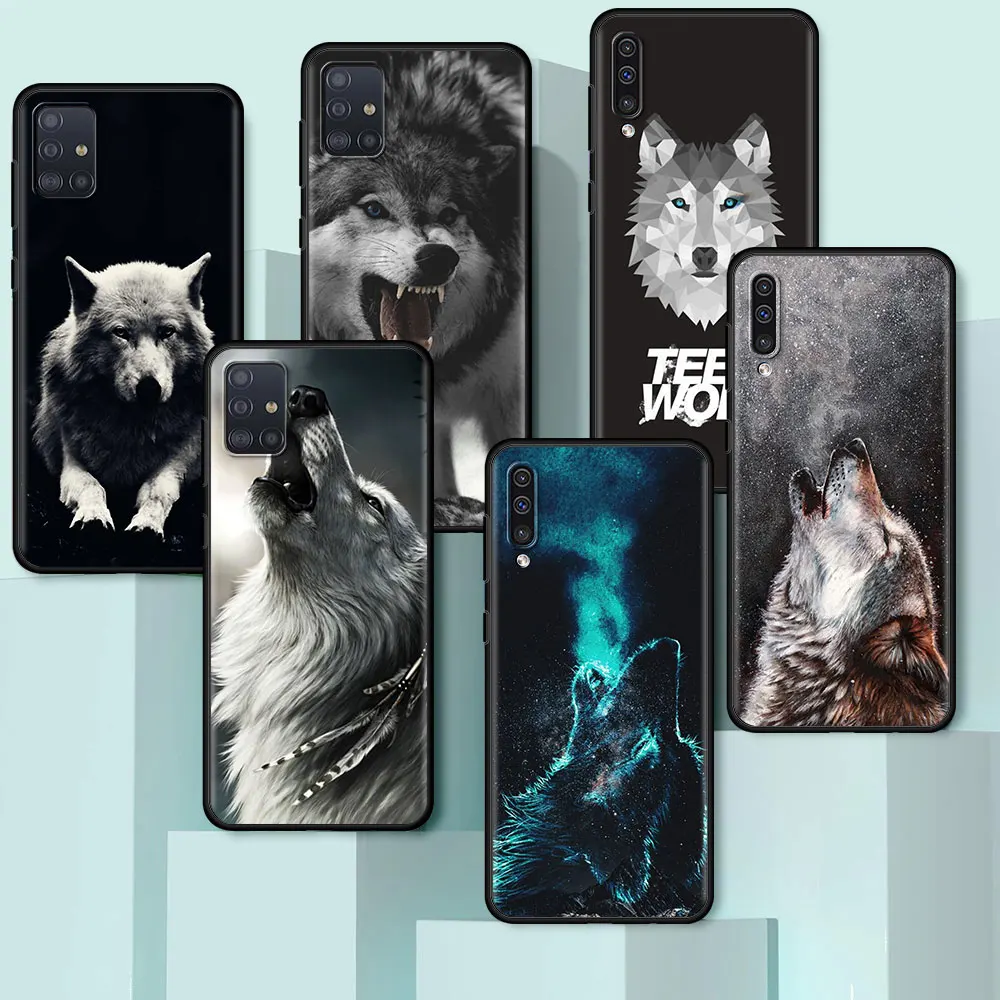 

Girl and The Wolf Phone Case for Samsung Galaxy A51 A71 A21s A12 A31 A41 A32 A02s A11 A72 A52 A42 5G A01 A91 A21 EU Cover