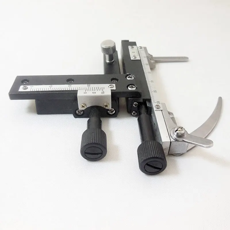 Мерная сцена микроскопа со шкалой для слайдов составные микроскопы с двумя