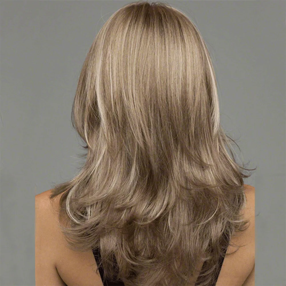 Длинные волнистые парики три цвета для белых/черных женщин термостойкие