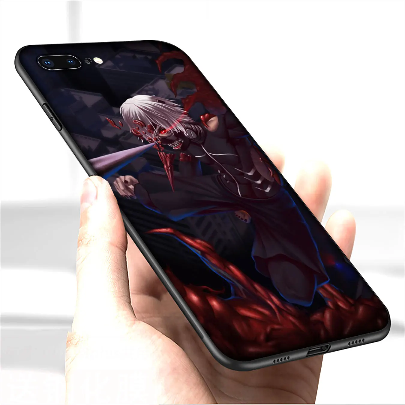 Токийский Гуль аниме Kaneki Ken мягкий чехол для телефона iPhone 12 Mini XR X XS 11 Pro Max 5 5S SE 6 6S 7 8