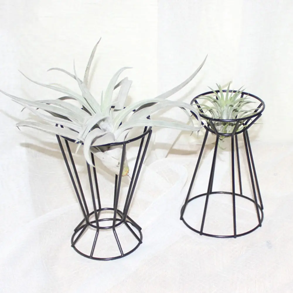 

2Pcs Air Plant Holder Hollow Plant Stand Decorative Flower Stand Storage Holder