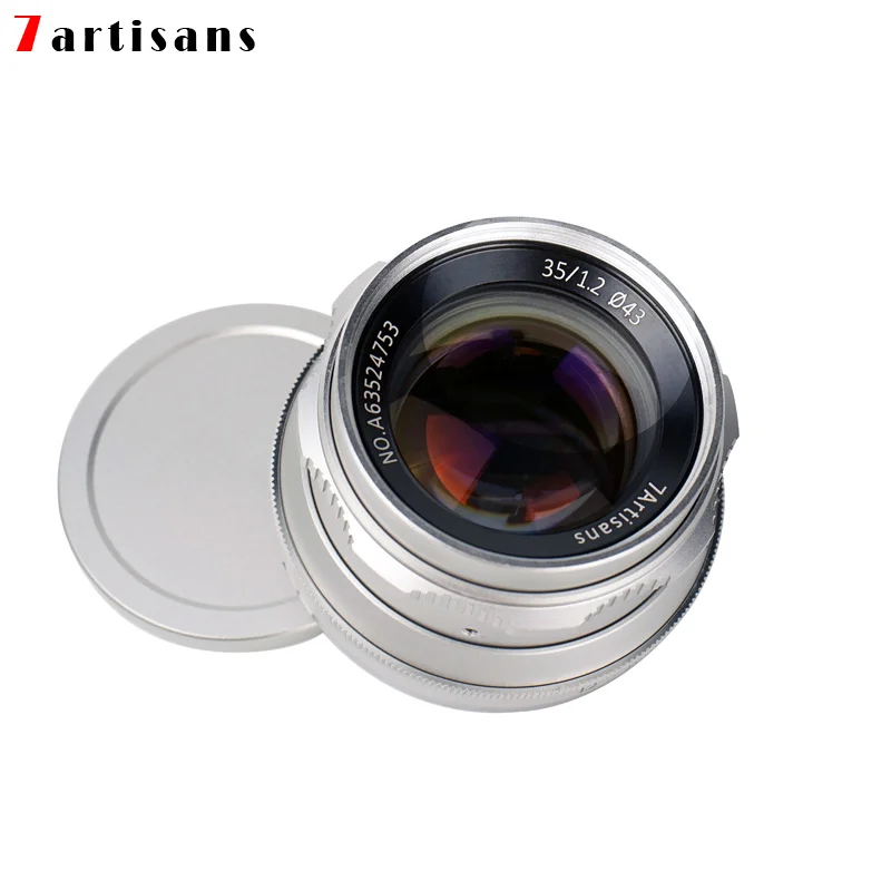 Объектив 7artisans 35 мм F1.2 профессиональный Micro SLR для Sony E Canon EOS M Fuji FX M43 Nikon Z Mount