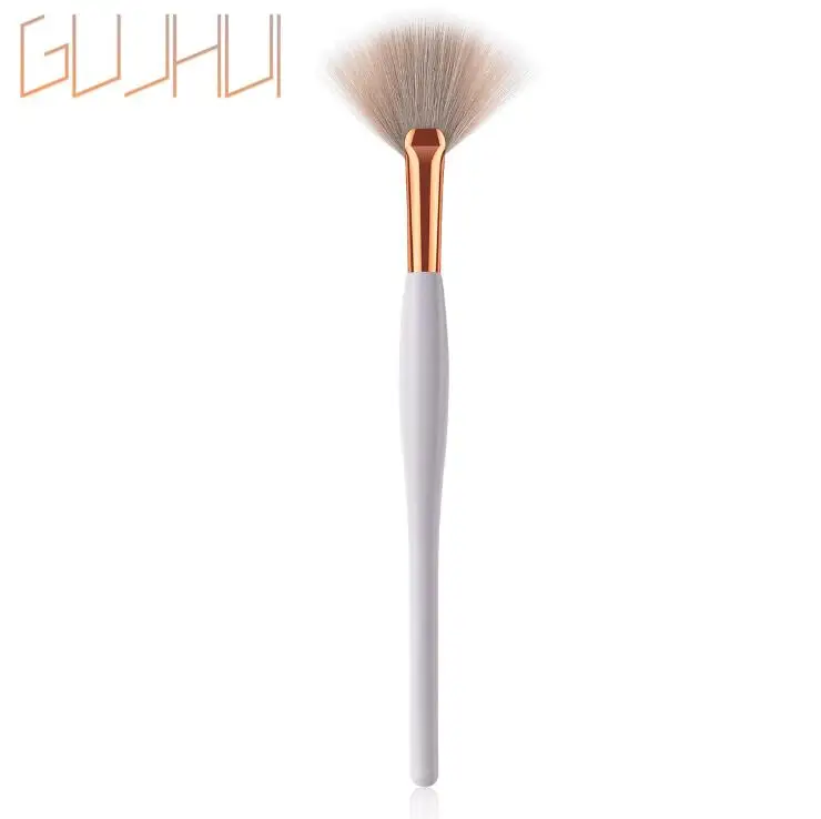 04 . 1pcs white 4 шт. или 9 шт. набор косметических инструментов кисти для макияжа пухленькая кисть/пламя/плоская головка/микро-кисть 2 цвета румяна Тональная основа консилер - Handle Color: 04 . 1pcs white