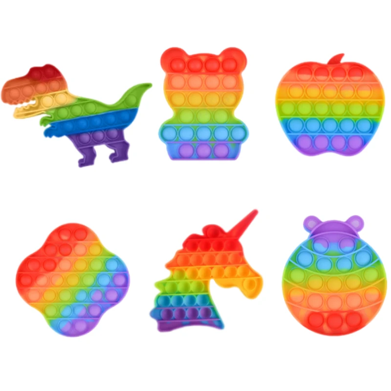 

Фиджет-Спиннер, квадратная антистрессовая новая пузырьковая Радуга для рук, сжимаемые попки, снятие стресса для взрослых