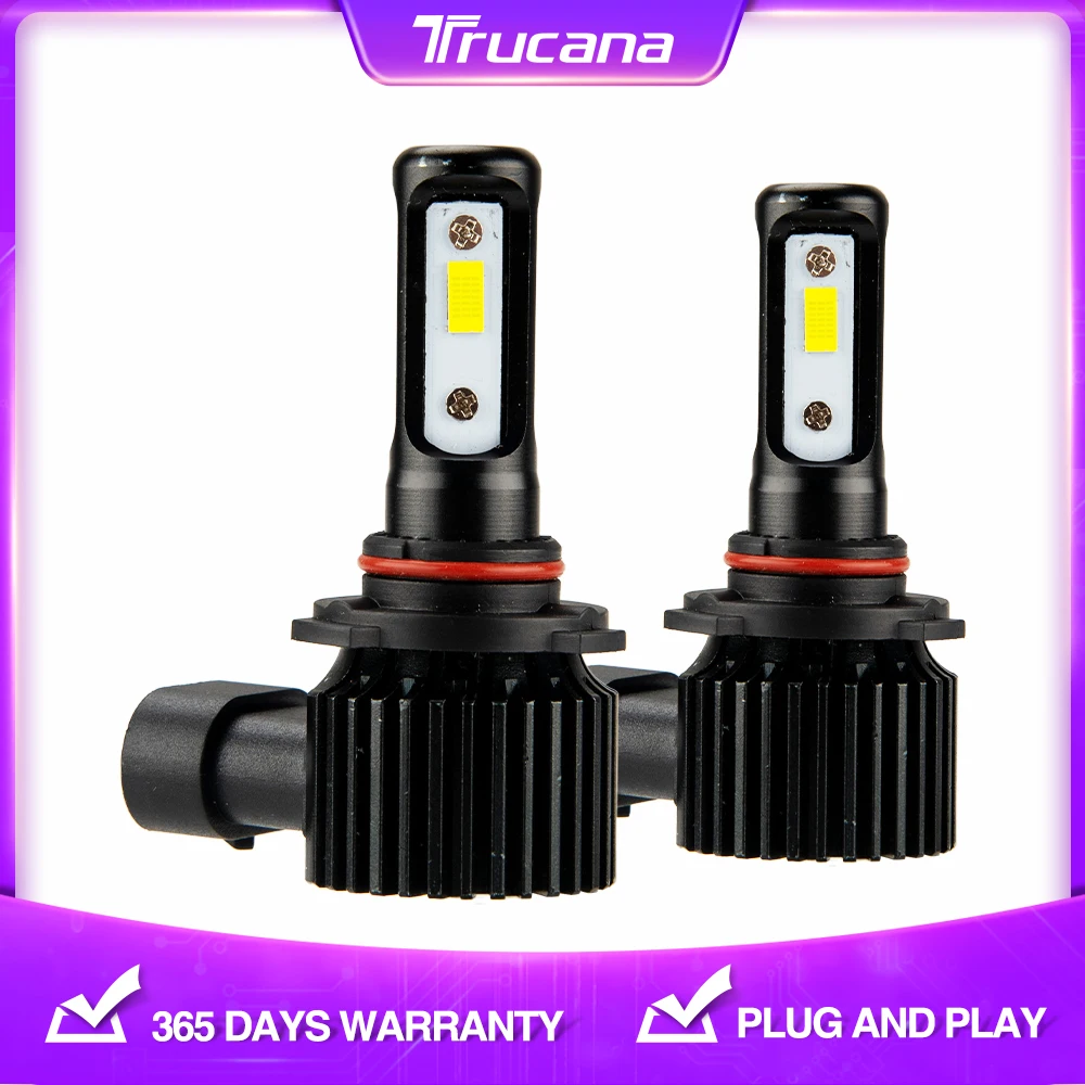 

2 шт., Автомобильные светодиодные лампы H11 H7 9006 9005 H1 H3 H4 881 880 H13 9004 9007 80 Вт 6000 К 12 В